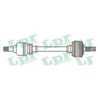 Arbre de transmission LPR DS52339