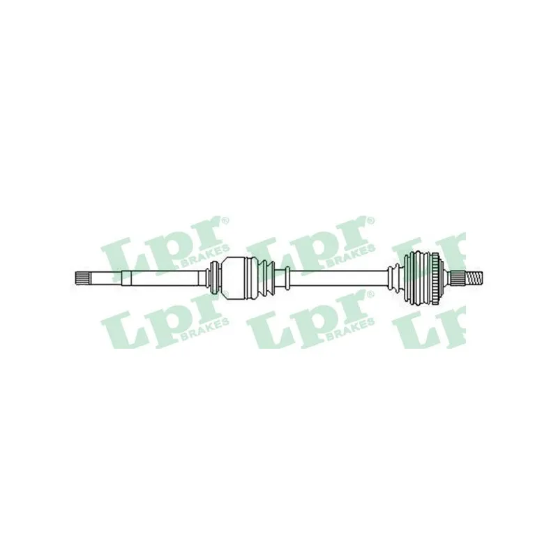 Arbre de transmission LPR DS52355