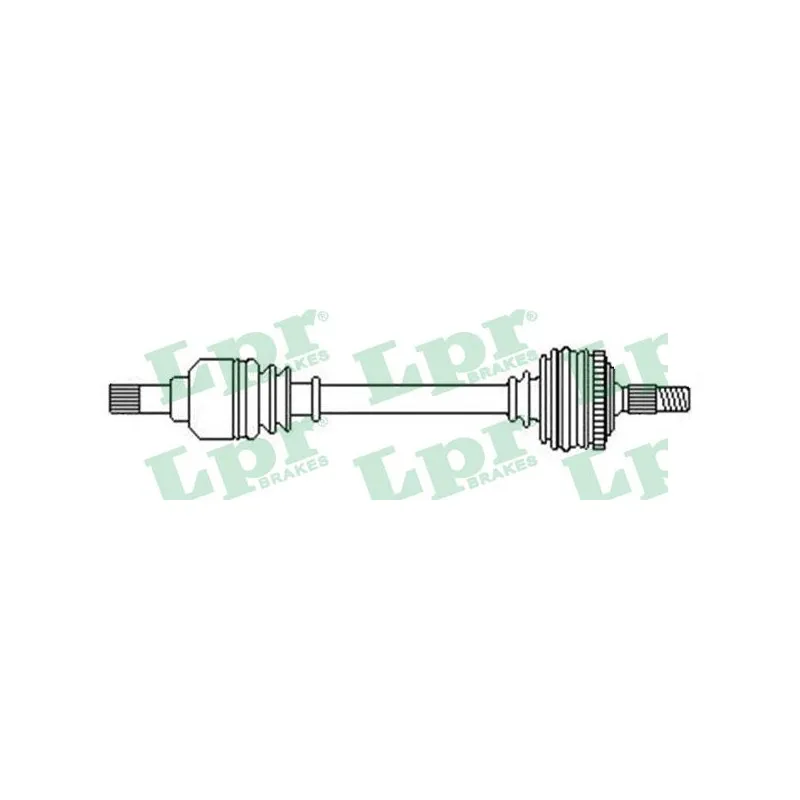 Arbre de transmission LPR DS52357