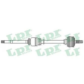 Arbre de transmission LPR DS52358