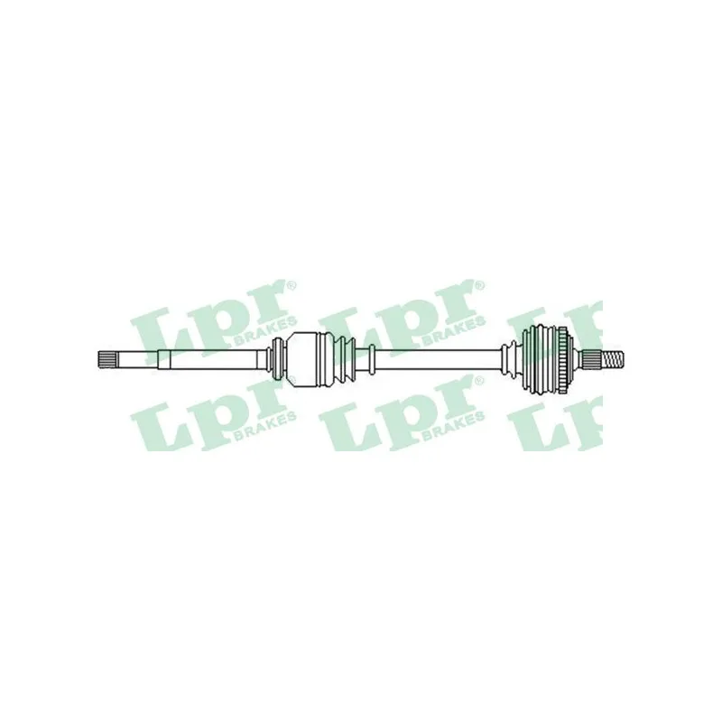 Arbre de transmission LPR DS52358