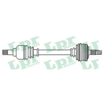 Arbre de transmission LPR DS52361