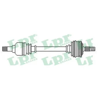 Arbre de transmission LPR DS52362