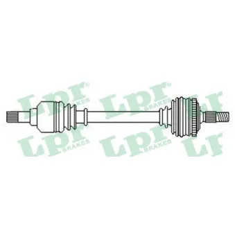 Arbre de transmission LPR DS52363