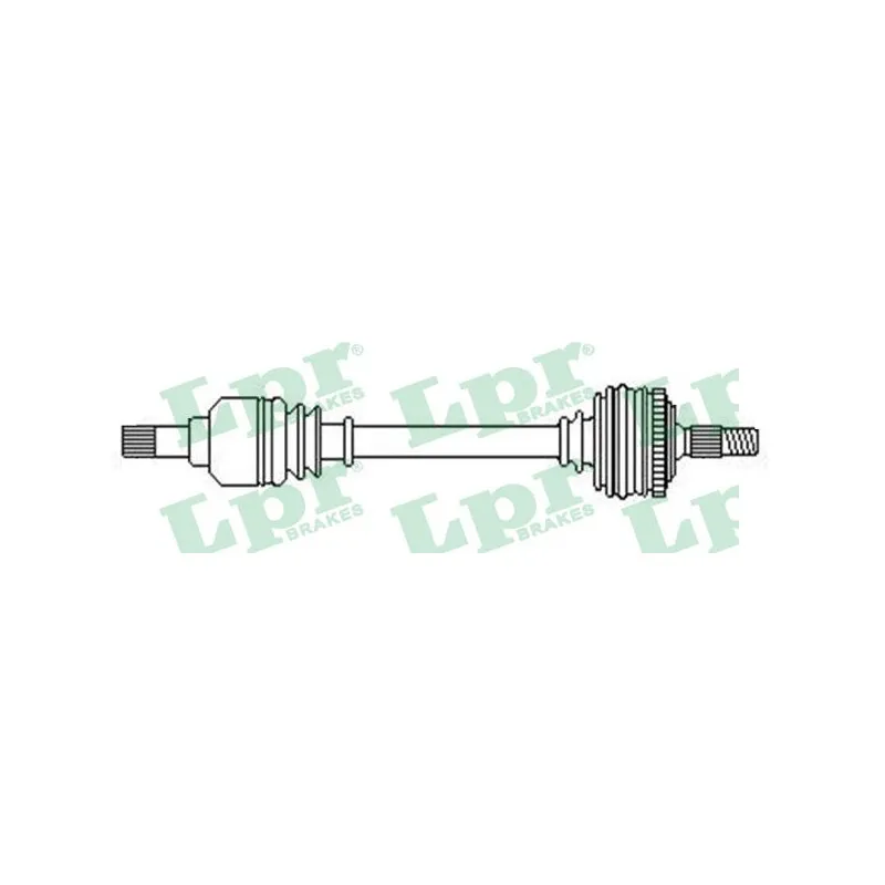 Arbre de transmission LPR DS52364
