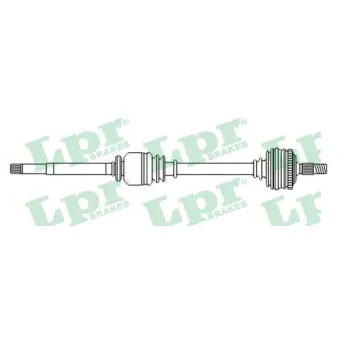 Arbre de transmission LPR DS52366