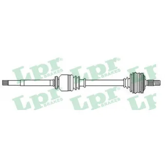 Arbre de transmission LPR DS52368