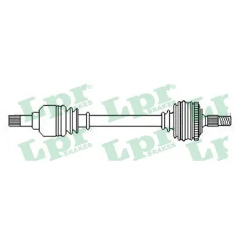 Arbre de transmission LPR DS52442
