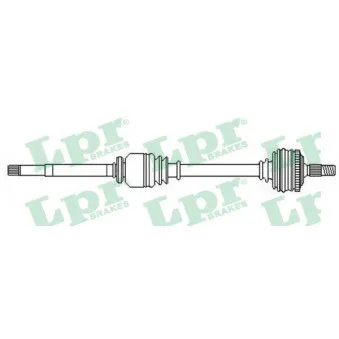 Arbre de transmission LPR DS52443