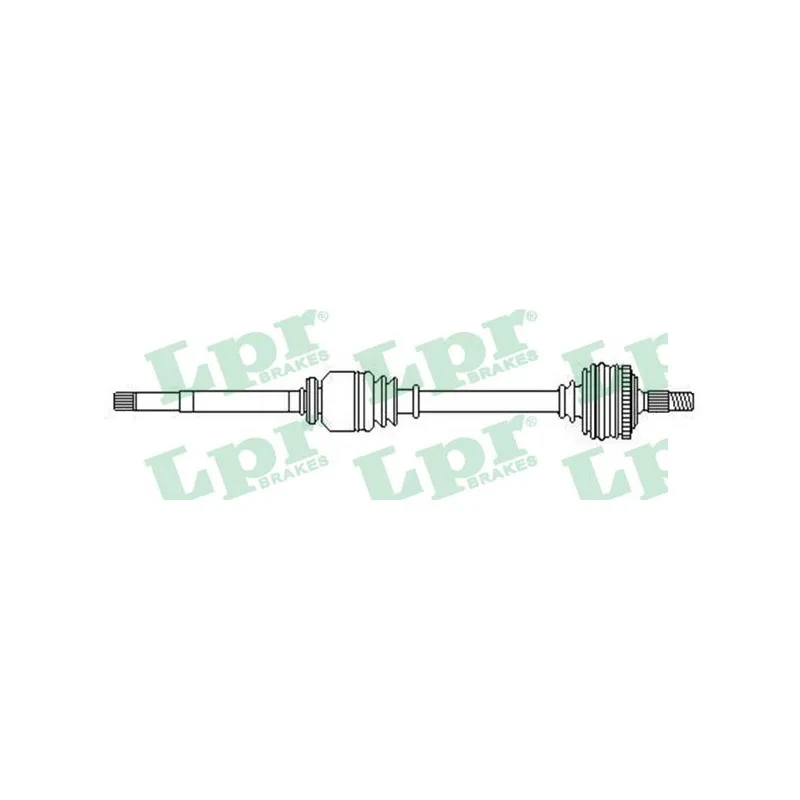 Arbre de transmission LPR DS52443