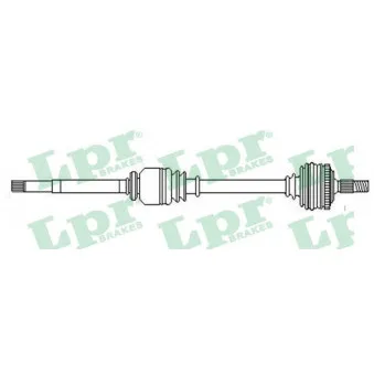 Arbre de transmission LPR DS52445