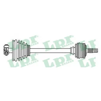 Arbre de transmission LPR DS52446