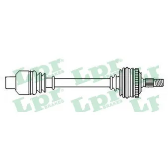Arbre de transmission LPR DS52447