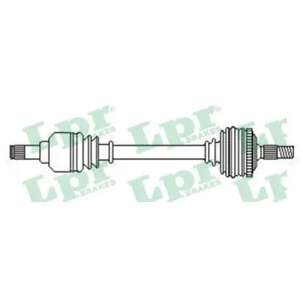 Arbre de transmission LPR DS52450