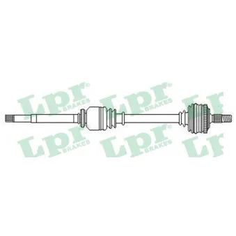 Arbre de transmission LPR DS52451