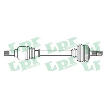 Arbre de transmission LPR DS52452