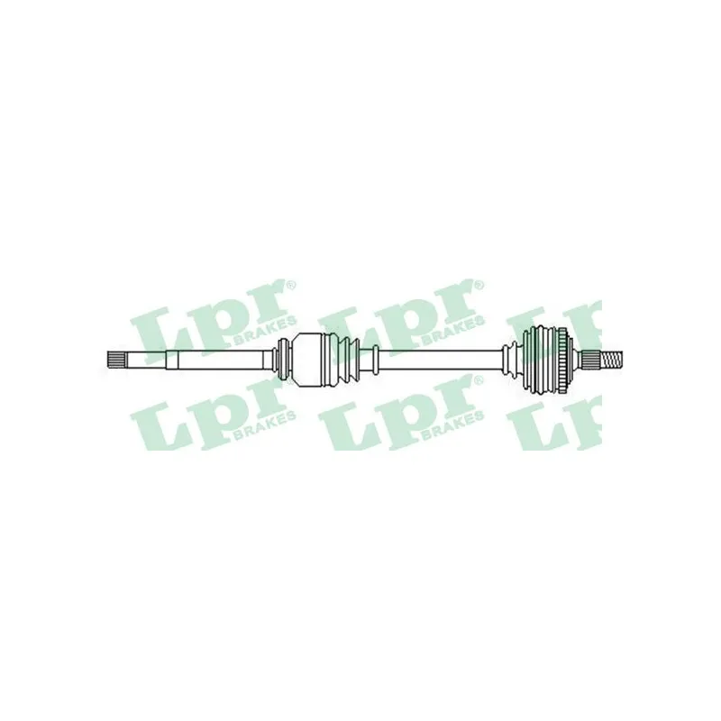 Arbre de transmission LPR DS52453
