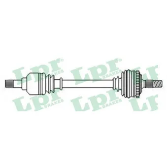 Arbre de transmission LPR DS52454