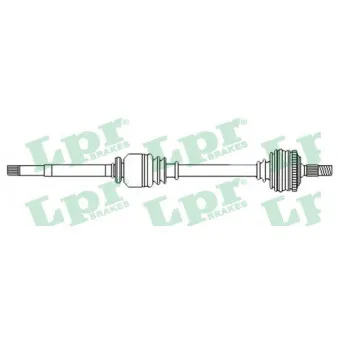 Arbre de transmission LPR DS52455