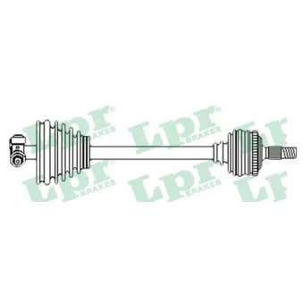 Arbre de transmission LPR DS52456