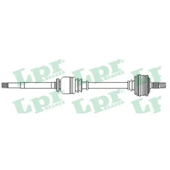Arbre de transmission LPR DS52457