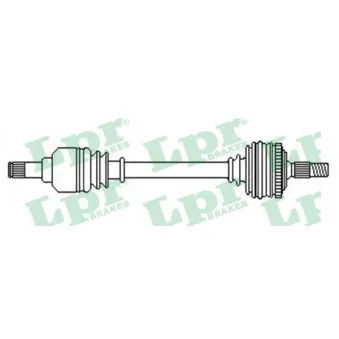 Arbre de transmission LPR