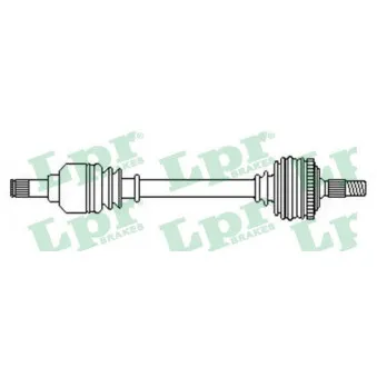 Arbre de transmission LPR DS52513