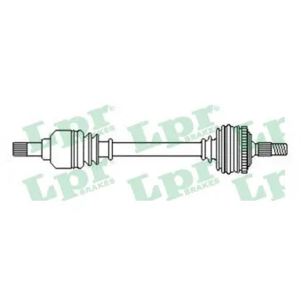 Arbre de transmission LPR DS52516