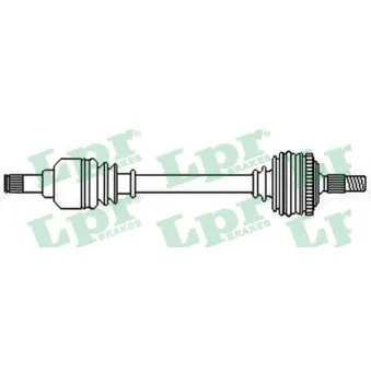 Arbre de transmission LPR DS52517