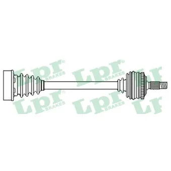 Arbre de transmission LPR DS52520
