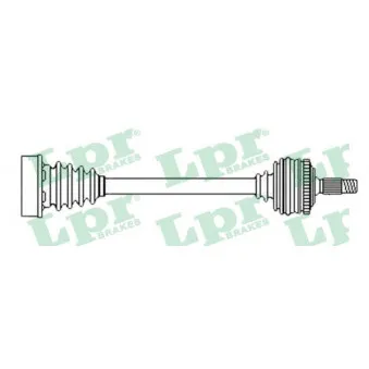 Arbre de transmission LPR DS52554