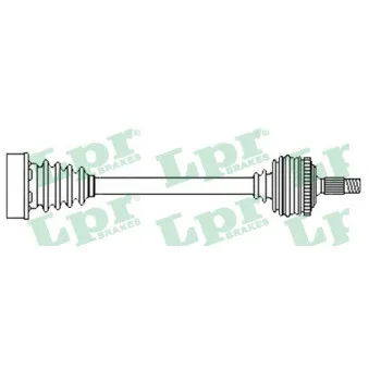 Arbre de transmission LPR DS52557