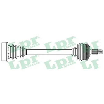 Arbre de transmission LPR DS52558