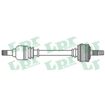 Arbre de transmission LPR DS52577