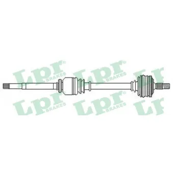 Arbre de transmission LPR DS52578