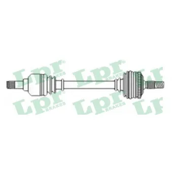 Arbre de transmission LPR DS52579
