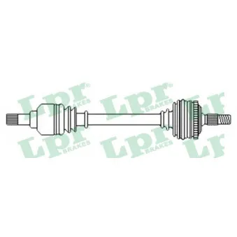 Arbre de transmission LPR DS52586