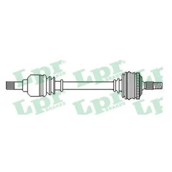 Arbre de transmission LPR DS52587