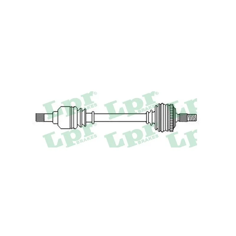 Arbre de transmission LPR DS52587