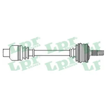 Arbre de transmission LPR DS52588