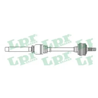 Arbre de transmission LPR DS52589
