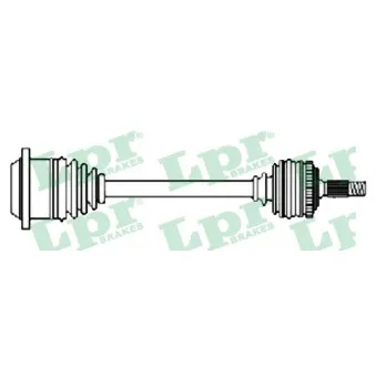 Arbre de transmission LPR DS52591