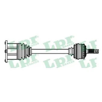 Arbre de transmission LPR DS52636