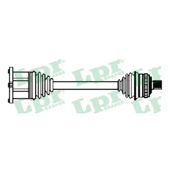 Arbre de transmission LPR DS52637