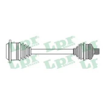Arbre de transmission LPR DS52638