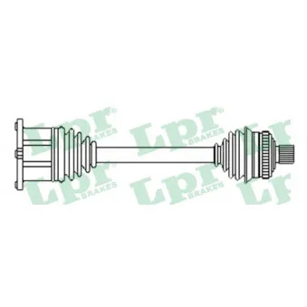 Arbre de transmission LPR DS52645