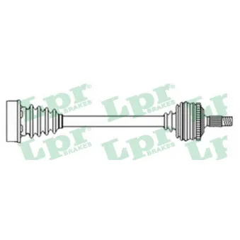 Arbre de transmission LPR DS52649