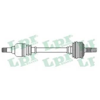 Arbre de transmission LPR DS52650
