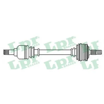Arbre de transmission LPR