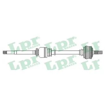 Arbre de transmission LPR DS52705